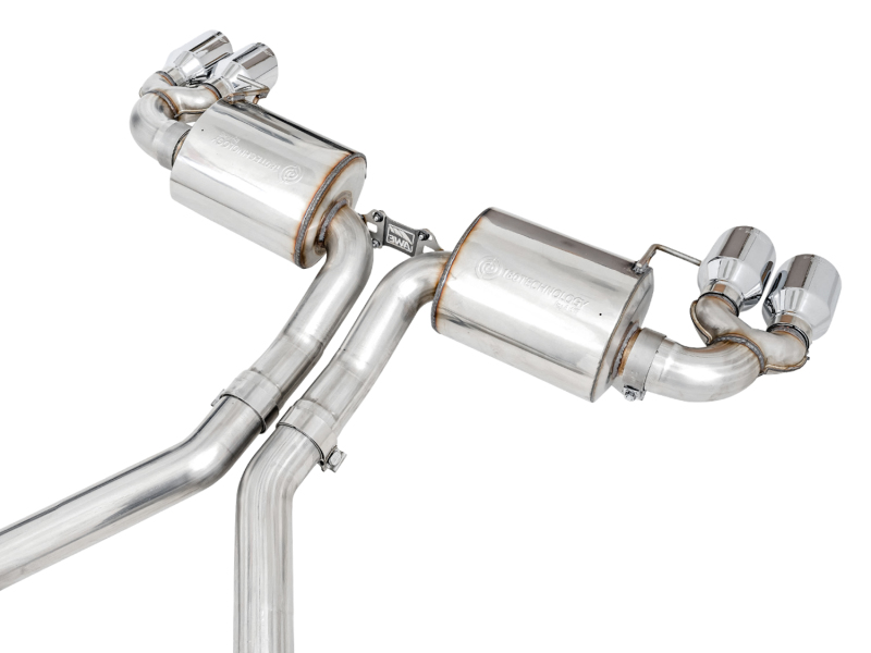 BMW 3 Series Performance Exhaust - AWE Tuning - Non-Resonated Touring Edition - Quad Tips - Chrome Silver - `19-`27